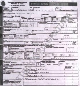 Declaração de Obito