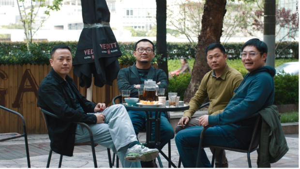 Ding Rui, Huang Wei-pin,  Yu-hong-tao e Xu Yang-xin