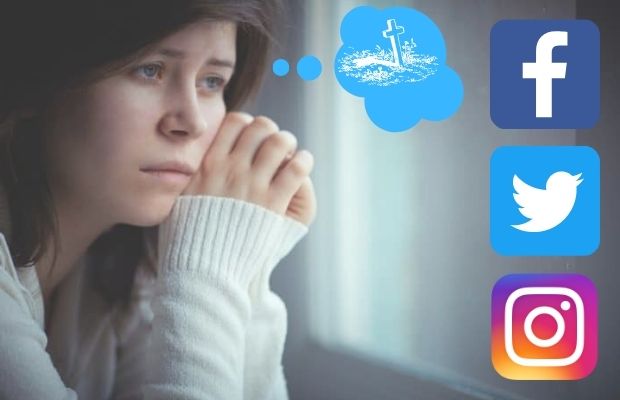 O perfil de uma pessoa falecida nas redes sociais